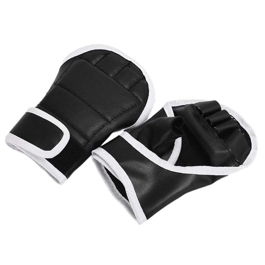 Oddychający sprzęt ochronny Half Finger Boks Rękawice używane do worków bokserskich sztuk walki i treningu bokserskiego 240424