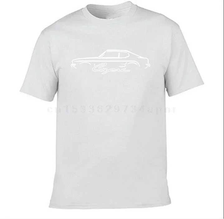 メンズTシャツフォードカプリMK1インスピレーションクラシックカープリントTシャツ2024新しい高品質ファッショントレンド100％COTNL2404