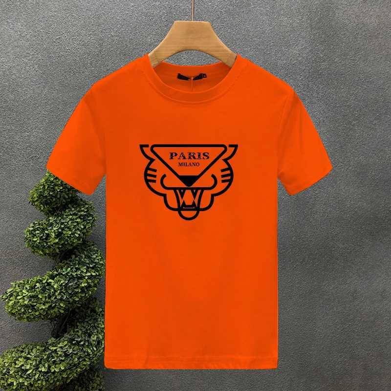 Men's T-Shirts Luxury Tiger Paris 100% Cotton High Quty Printing Couple Ts Summer Harajuku For Men/Women Short Slve T-shirt Asian Size T240425