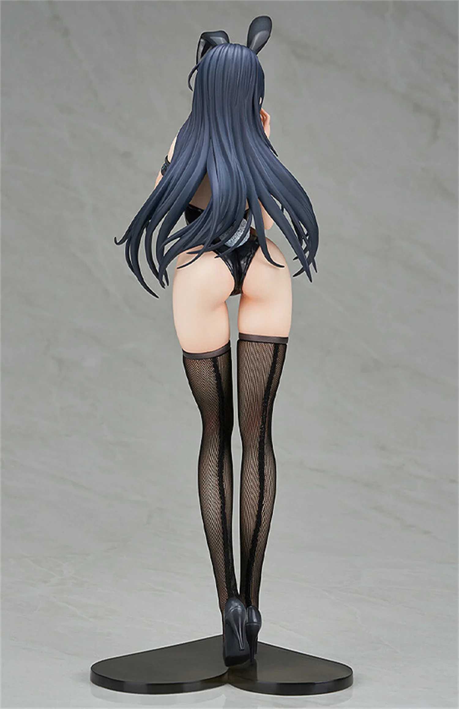 Action Toy Figures 30cm nsfw Black Bunny Aoi Sexy Nude Girl Modèle PVC ANIME Figure d'action Modèle de collection adulte Toys Hentai Doll Friend Gift Y240425ang2