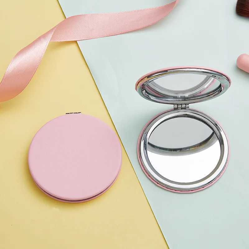 Mirrors Portable Makeup Mirror Magnify Foldable Double Pocket Small Makeup Mirror Handheld Beauty Mirrors Travel Beauty Cosmetic Tool