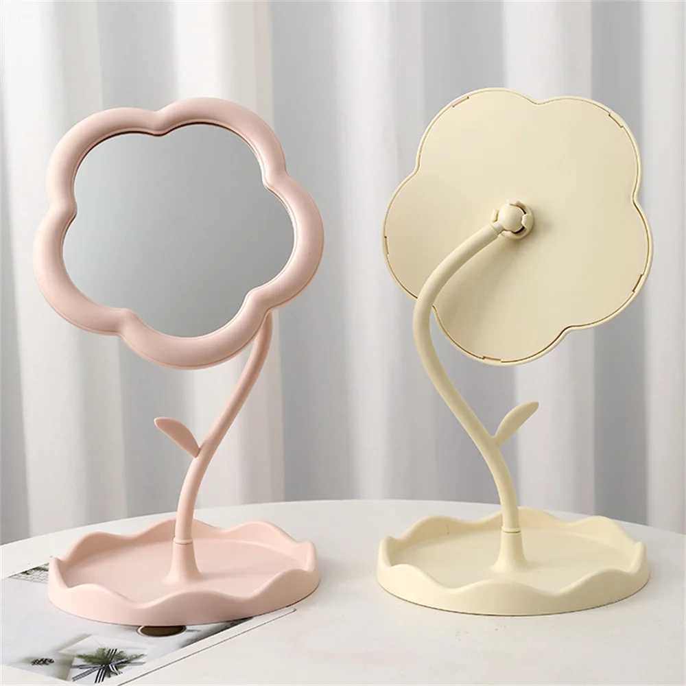 Miroirs de maquillage de bureau miroir de tournesol mignon mignon de vinaigre