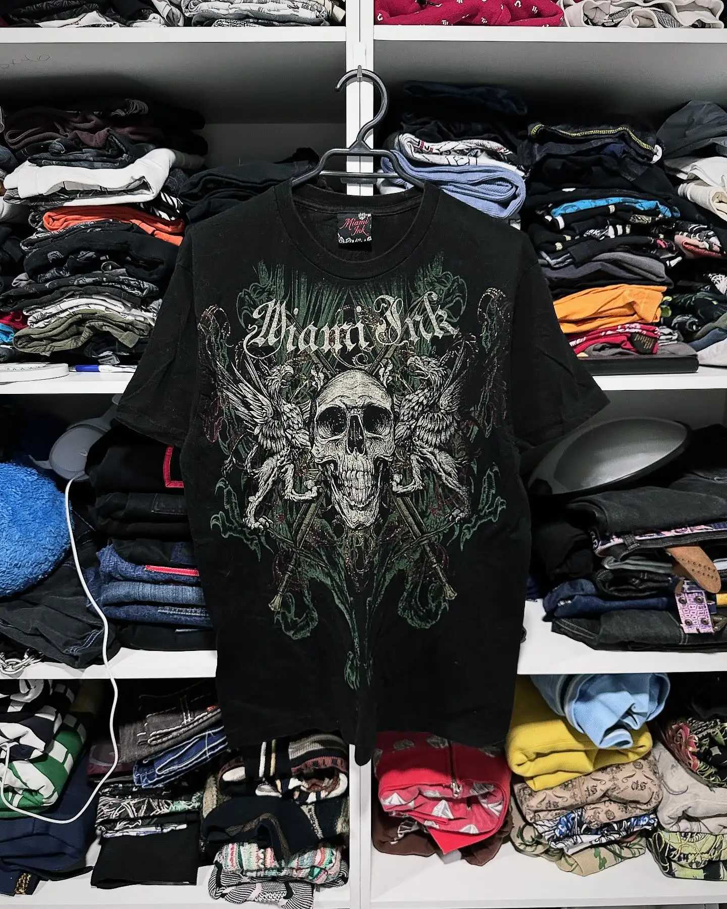 Camisetas masculinas padrão de tendência Camiseta de algodão imprimida homens y2k novo strt hip hop vintage curto slved unissex casual solto punk ts top h240429