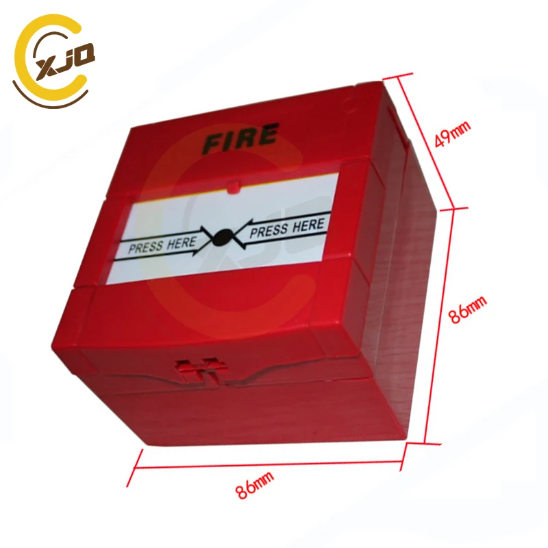 Botão xjq resettable emergency saf lançamento de vidro interrupção de incêndio por porta de alarme liberação de botão urgente interruptor de liberação de saída