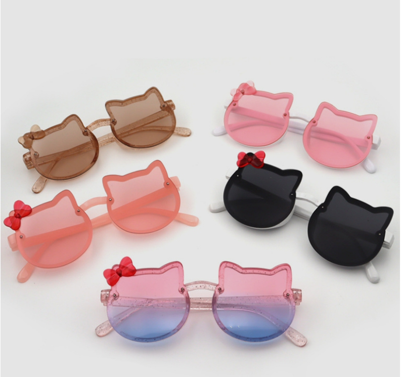 Дети милые животные мультфильм винтажные поляризованные солнцезащитные очки для мальчика девочка открытые солнцезащитные бокалы дети UV400 Солнцезащитные очки
