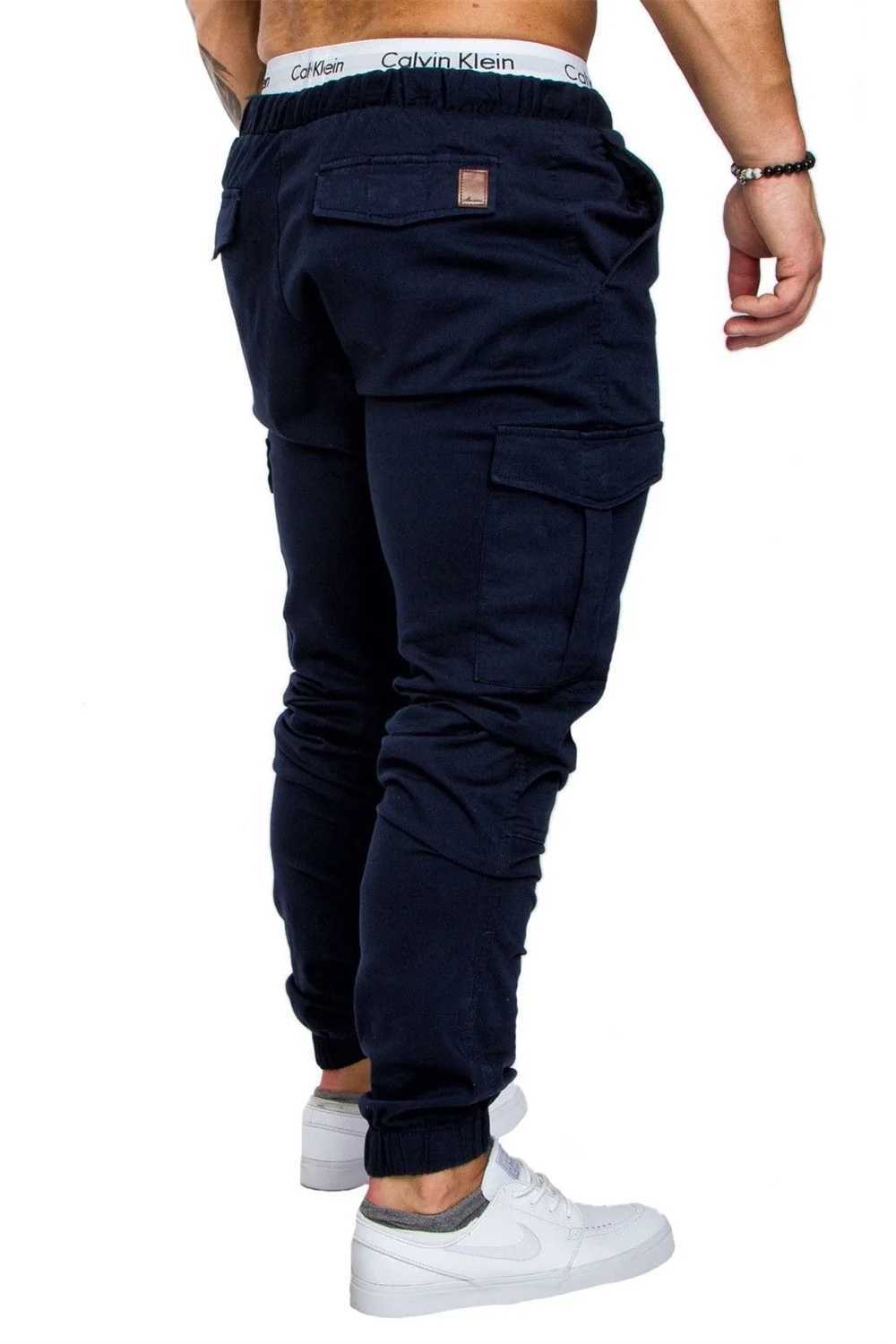 Pantalon masculin S-5xl Nouvel outillage Pantalage multi-poche Pantalons de fret à hommes tissu tissu de style safari