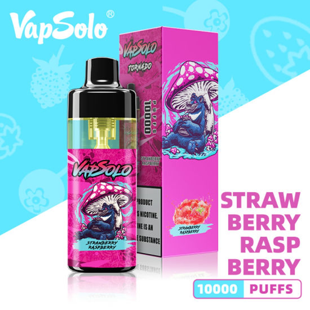 Suco pré -cheio Vaps Vapsolo Tornado 10000 Puffs Disponível Vape Pen Vapor Mod Kits POD VAP