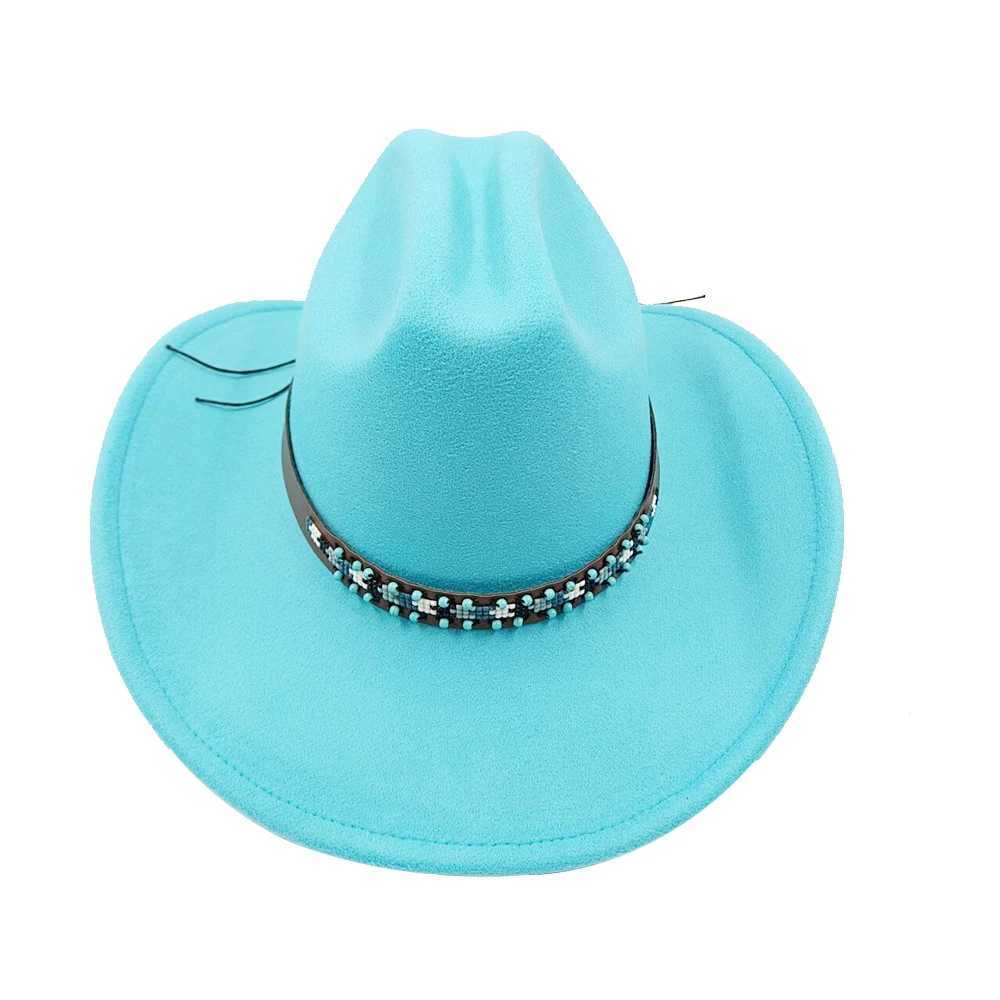 Brede rand hoeden emmer hoeden heren westerse dames cowboy hoed heer jazz hoed retro accessoires wijd pik viel fedora hombre y240425