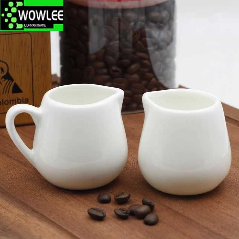 Tumblers European Coffee Ceramic Milk Can Afternoon Tea Maker Tool Baking Cup Espumador De Leche H240425