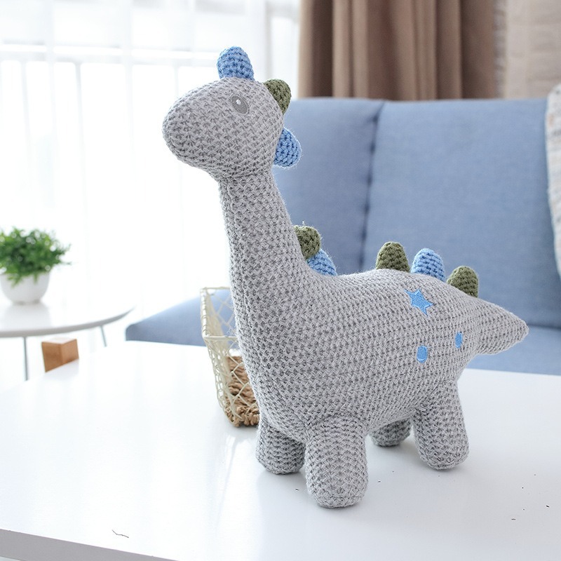 Creatief, comfortabel, zacht gebreide wollen speelgoed konijn Unicorn Doll Plush Toy Comfort Doll Children's Gift