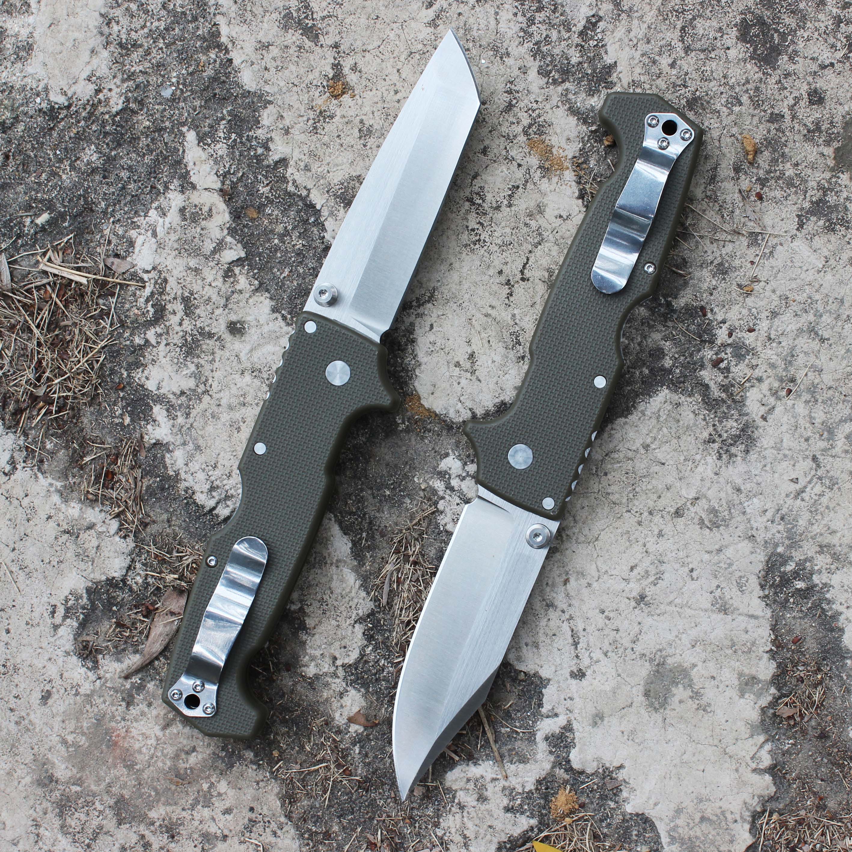 CS SR1 Складной нож CPM-S35VN Нейлоновая ручка Blade Outdoor Camping Hunting Pocket Nives Spartan Tools