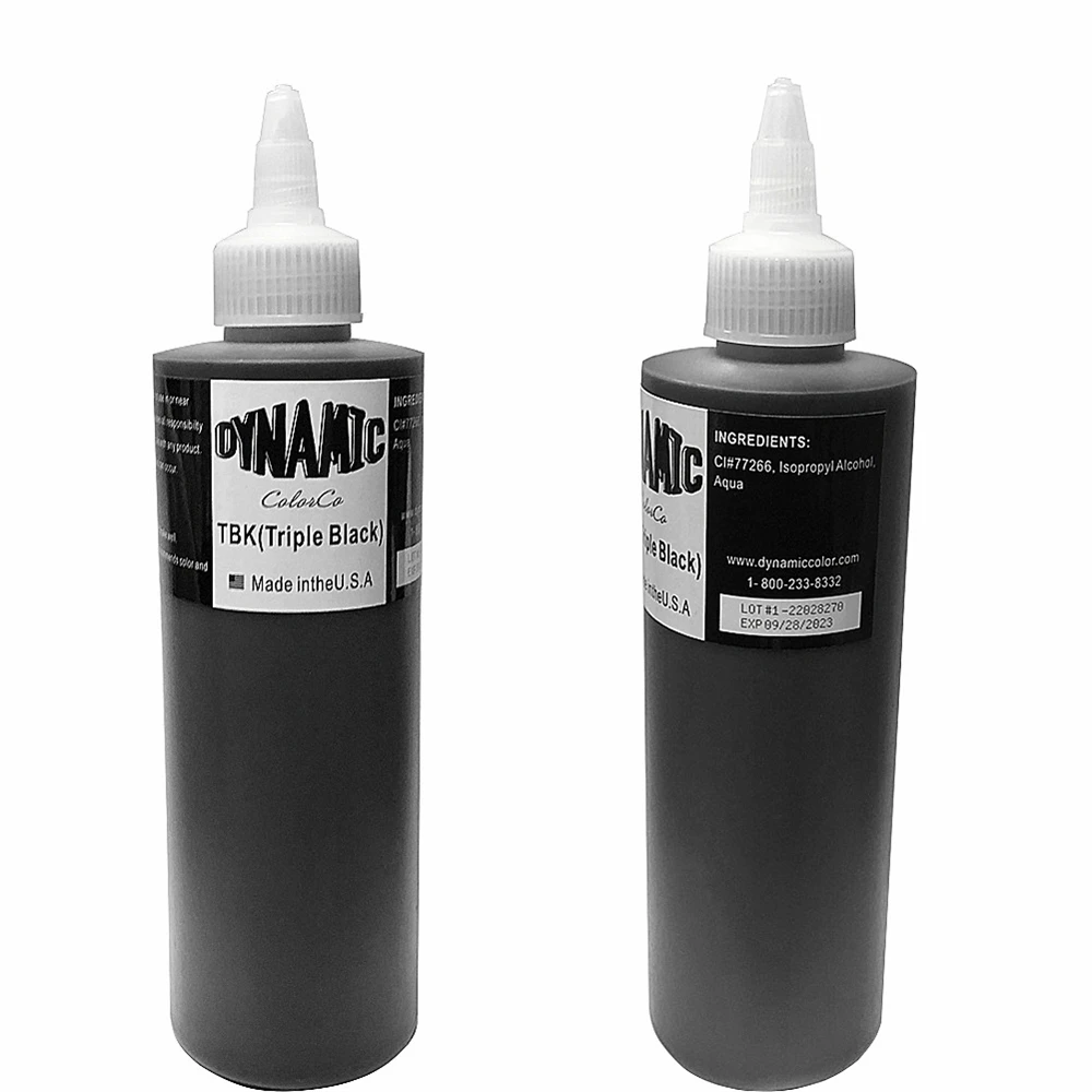 Ghost Axe Tattoo Ink 240ml Encre de tatouage noir professionnel pour la peinture d'art corporel Supplies de tatouage de maquillage permanent blk tbk