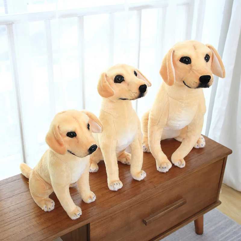Peluş bebekler yeni hayata benzeyen köpek peluş doldurulmuş hayvan gerçekçi peluş golden retriever yavru oyuncak hediyeler çocuklar için kawaii bebek çocuklar hediyesi