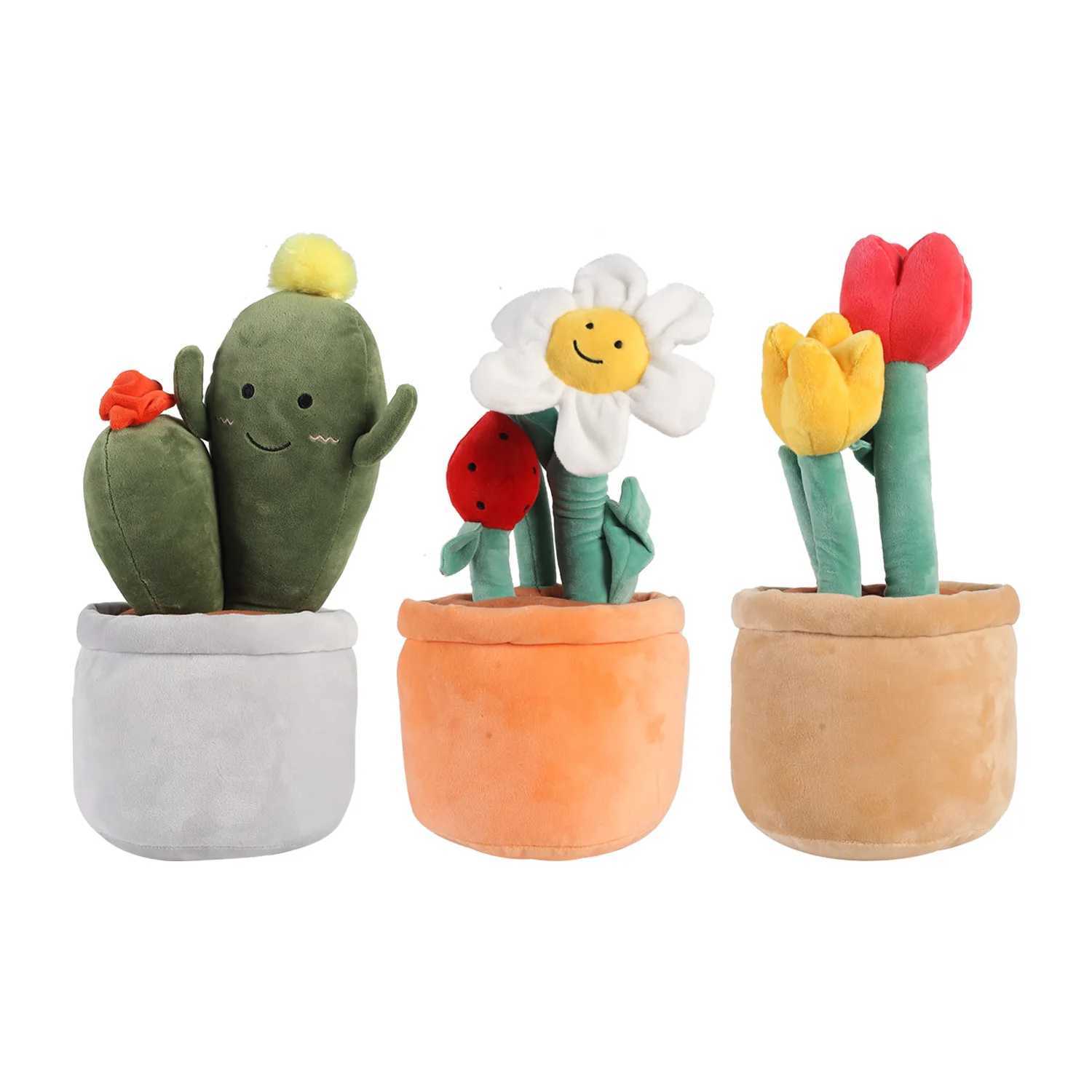 Animaux en peluche en peluche cactus peluche jouet mignon jardin doux délice en peluche