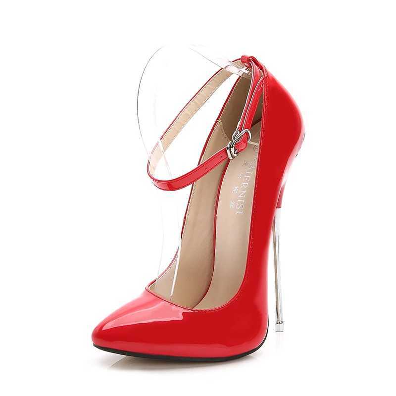 Scarpe eleganti 2024 donne sexy super alte 16 cm Tambini da nightclub Plus taglie tagliette al taglio alto in passerella rossa WZ H240425 TR73