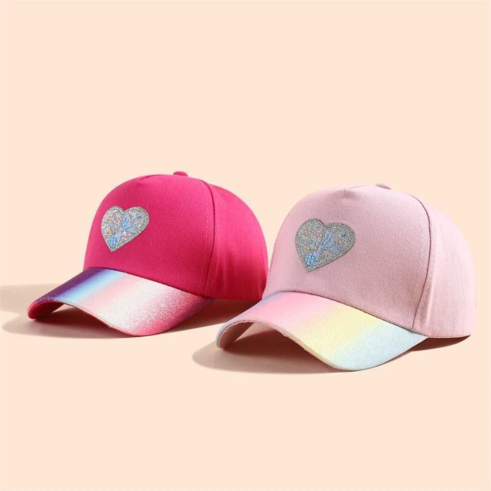 Caps Hats Criança LOVE CEM CABELO BASEBOL Bordado Visor Hats Casual Baby Sun Chap