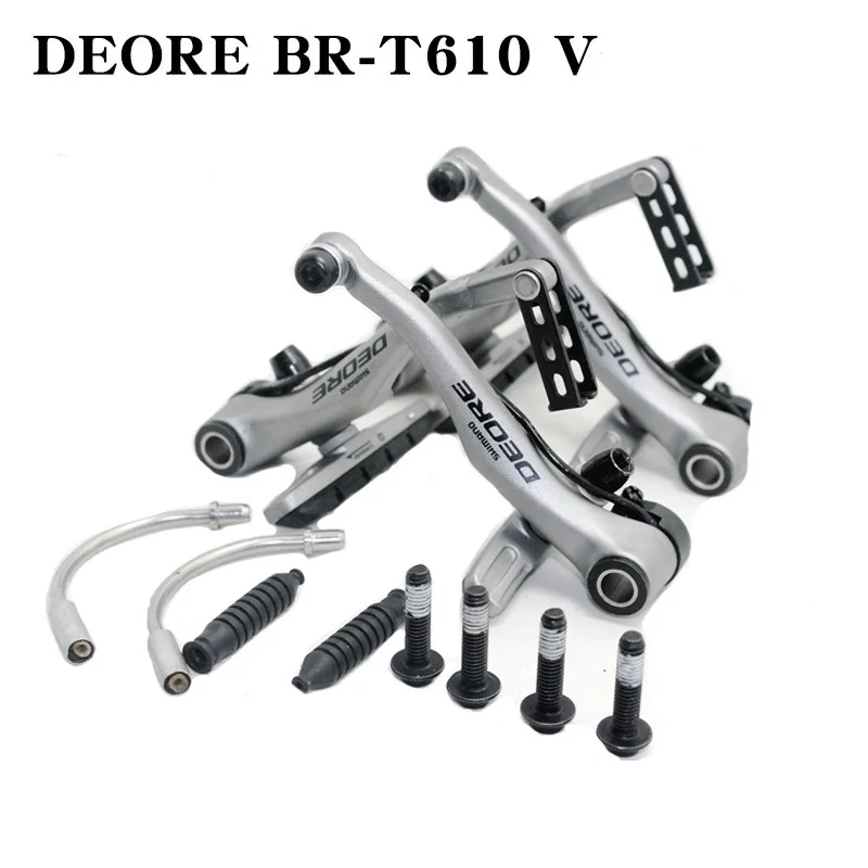 Parts For Shimano Original DEORE T610 T4000 bicycle V brake lever mtb mountain bike road bike folding bike brake accessories