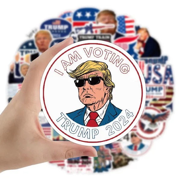 Trump 2024 Stickers graffiti Stickers for DIY Luggage Laptop Skateboard Motorcycle Bicycle Stickers