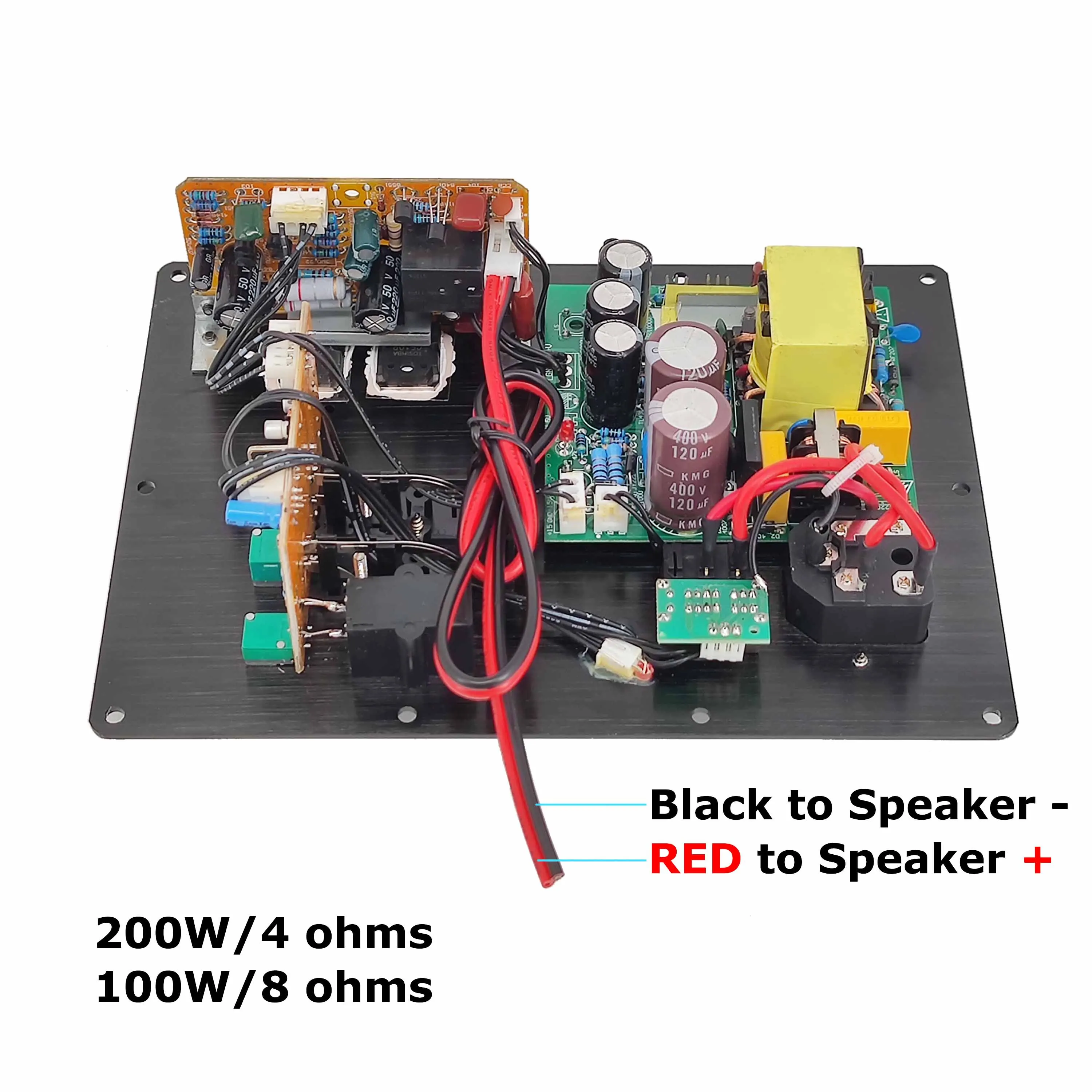 Versterker 110220V 200W Zware Subwoofer Digitale stroomversterker Bord Actieve stroomversterker HiFi Pure Bass 48OHMS