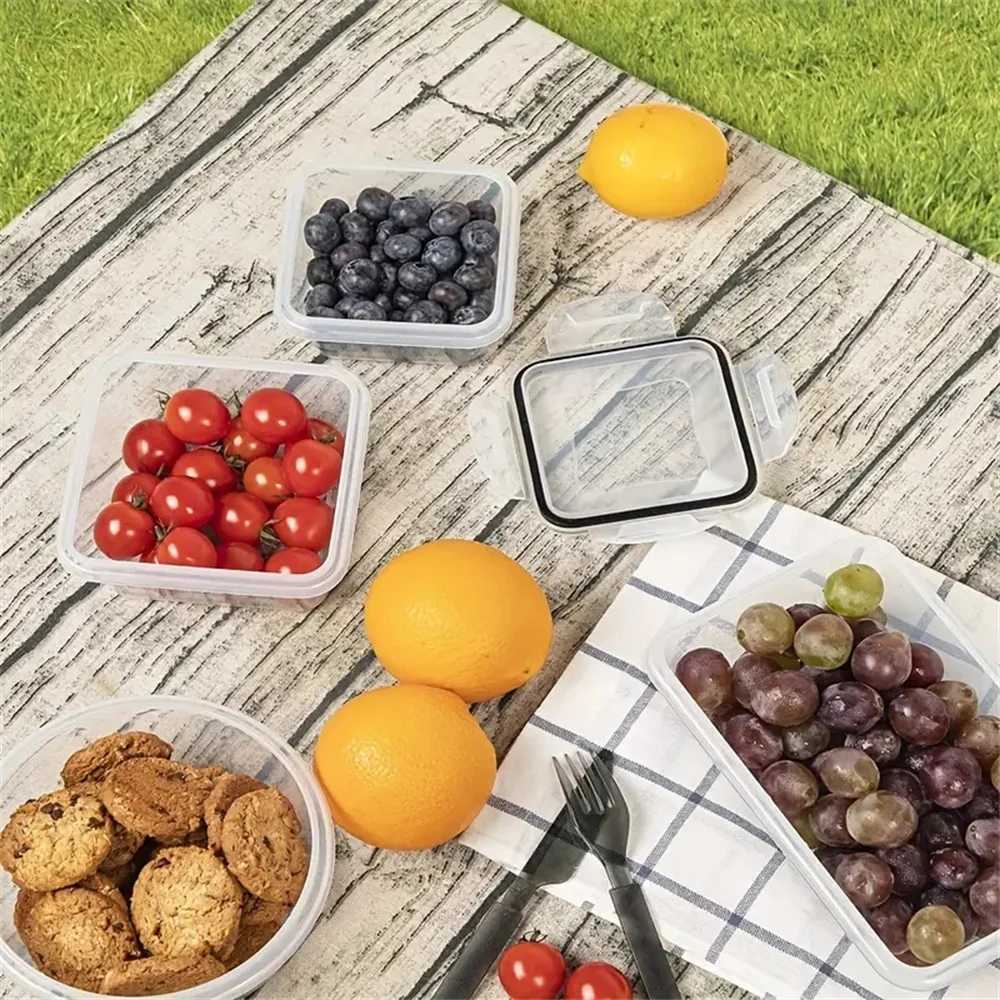 Food Sparer Lagerbehälter Küchen Food Container Set von 12 Teilen kostenlos Bisphenol Eine Brotkiste Zucker und Getreidespeicher H240425