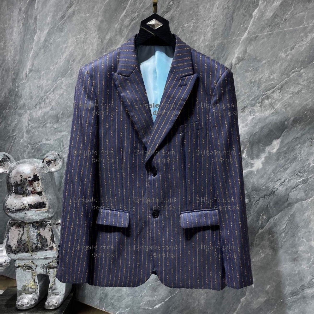 Męskie blezery bawełniany lniany płaszcz mody projektant kurtki listy biznesowe swobodne szczupłe dopasowanie kombina