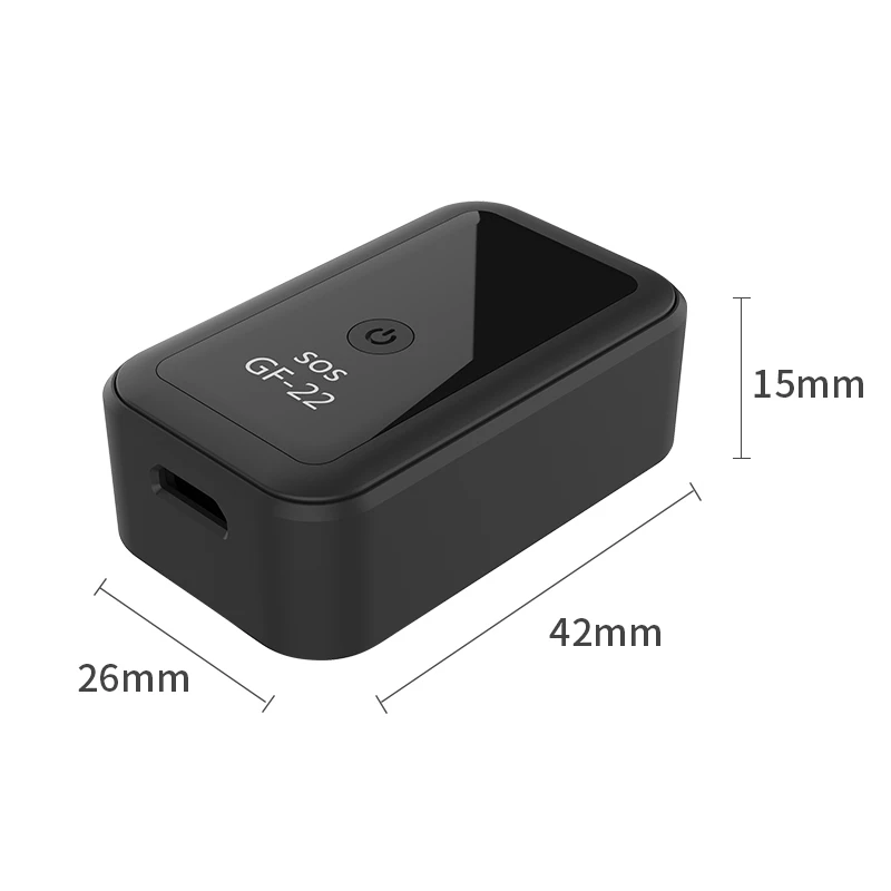 Accessoires Wireless Car GPS Tracker GF22 ANTILOST TALost Strong Magnetic Antitheft Tracker Small Location Tracking Device