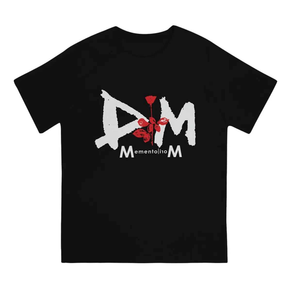 Men's T-Shirts Music Band Depeche Cool Mode DM T Shirt Fashion Men Tees Summer Clothing Polyester O-Neck TShirt T240425