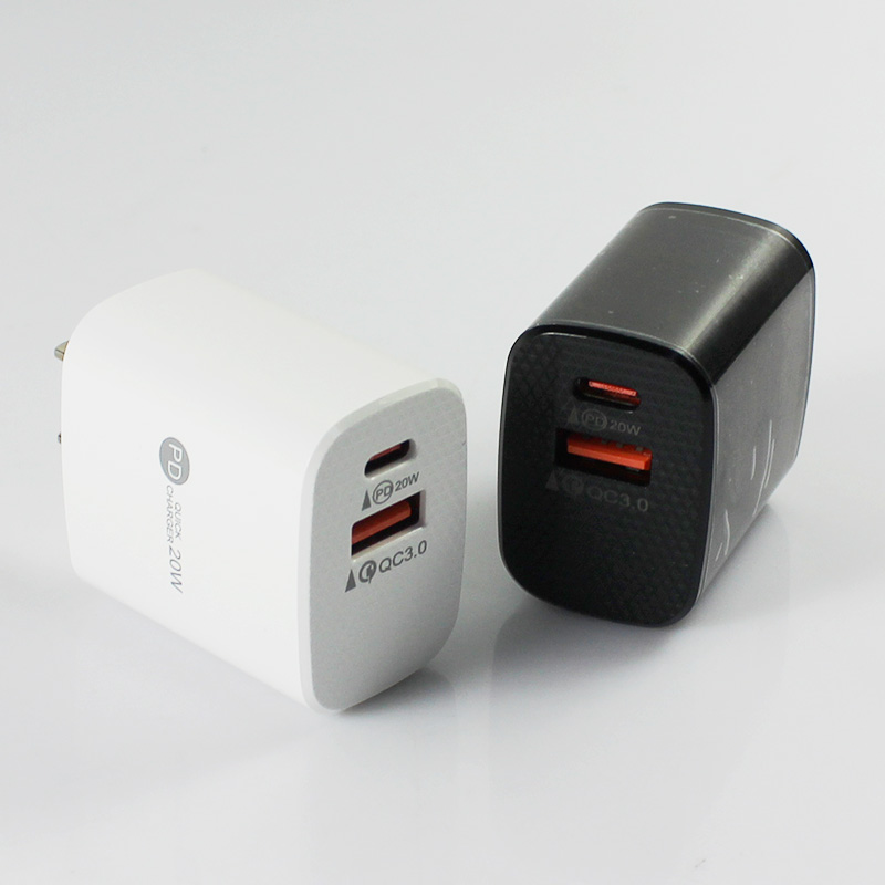 TE-PD05 QC3.0 Fast Charge 20W PD USB Charger USA Plug Adapte USB Support PPS SCP для смартфона для смартфона