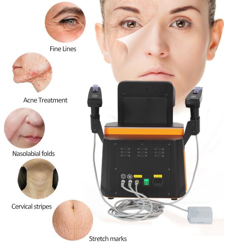 Machines de lifting des radiofréquences RF Miconeedle fractionnaires Acné Élimination