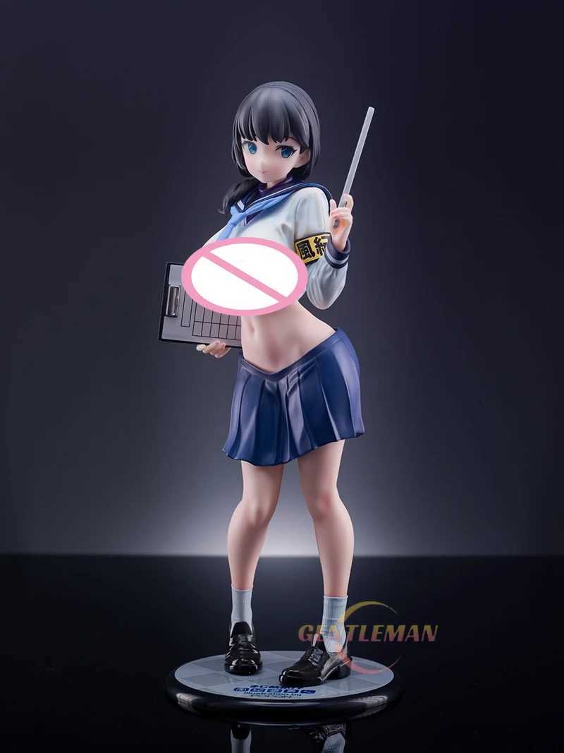 Action Toy Figures Daiki Anime giapponese Majime sexy Girl Fuuki Lin-san JK Giudizio uniforme Ver.1/6 PVC Figura adulti Raccolta adulti giocattoli bambole Y240425d7tm