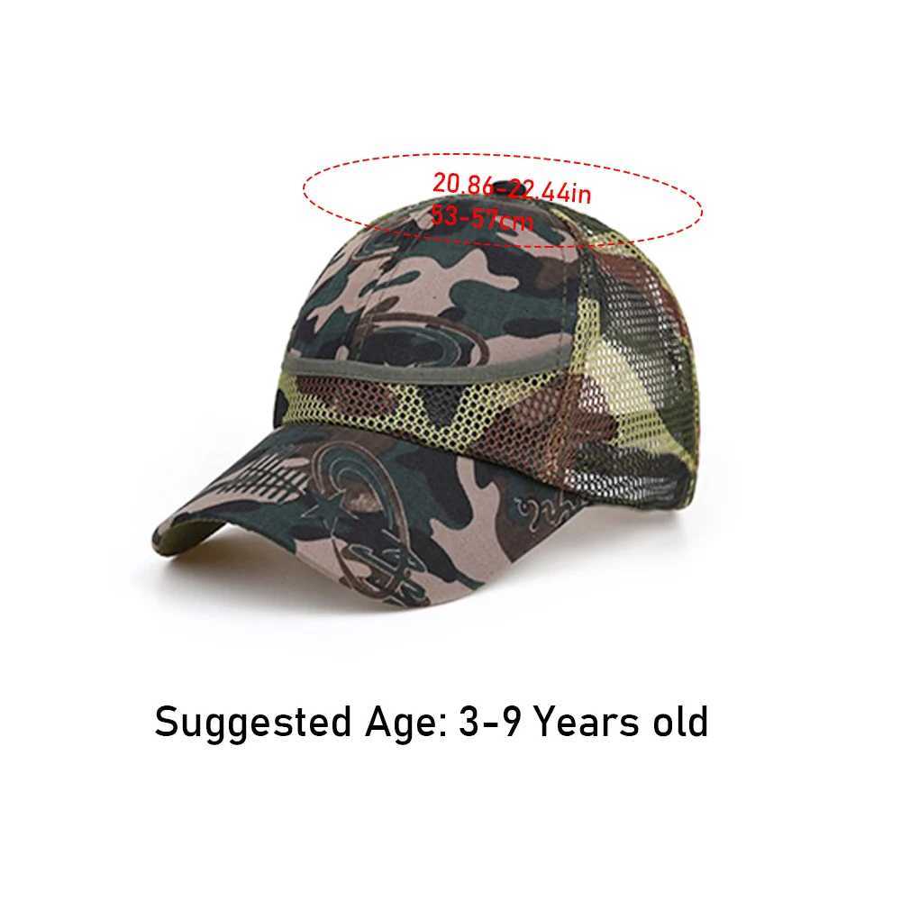 모자 모자 3-9 년 어린이 캡 여름 가을 모자 힙합 모자 모자 모자 베이비 소년 메시 야구 모자 어린이 모자 모자 D240425