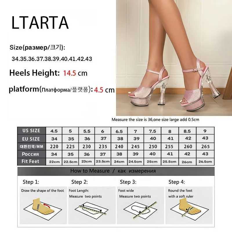 Dress Shoes Womens Grey Fish Toe 15cm Crystal Heels Sandals Thick Summer Waterproof Car Model Sexy LFD-10365-A26 H240425