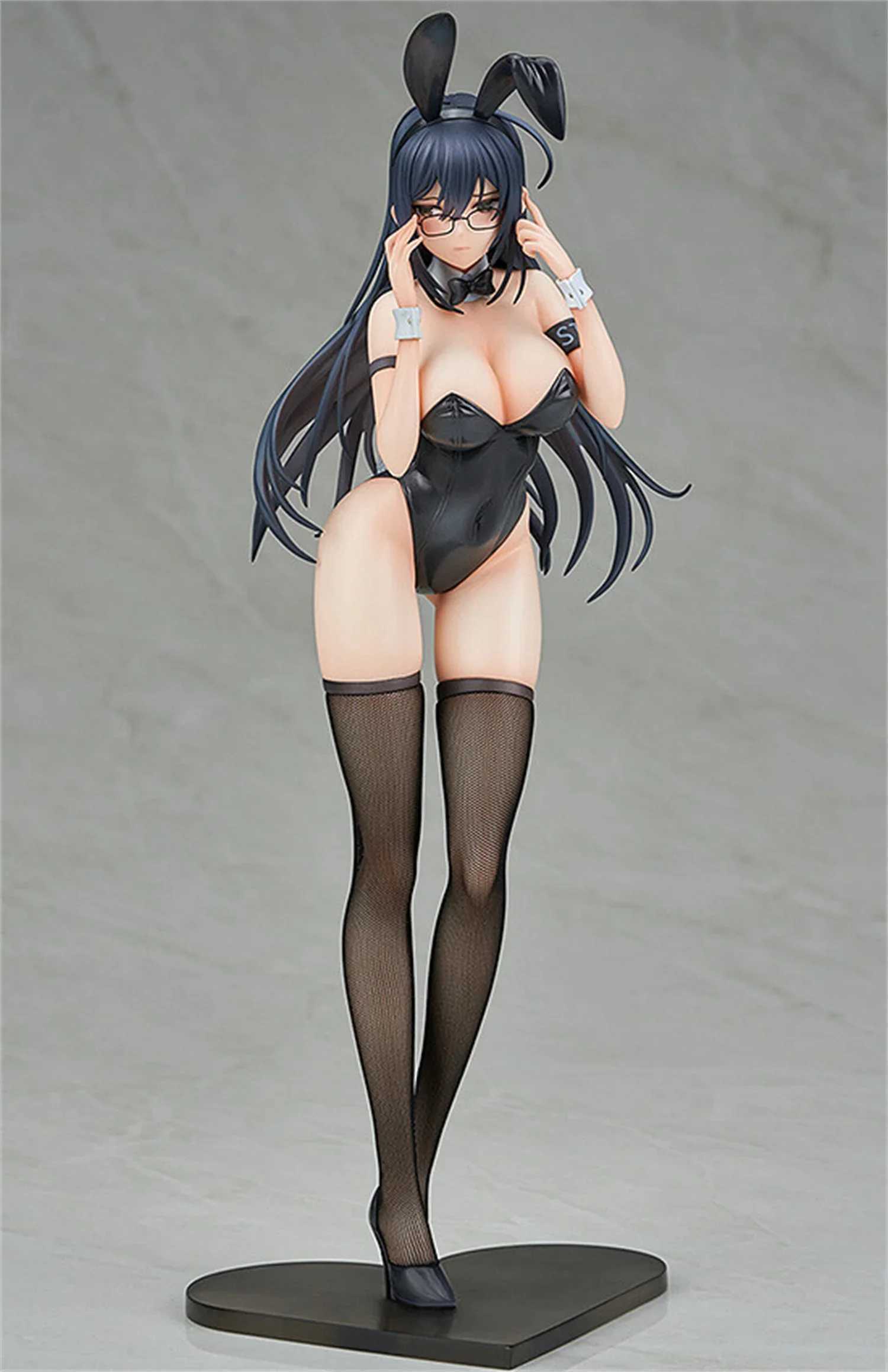 Action Toy Figures 30cm nsfw Black Bunny Aoi Sexy Nude Girl Modèle PVC ANIME Figure d'action Modèle de collection adulte Toys Hentai Doll Friend Gift Y240425ang2