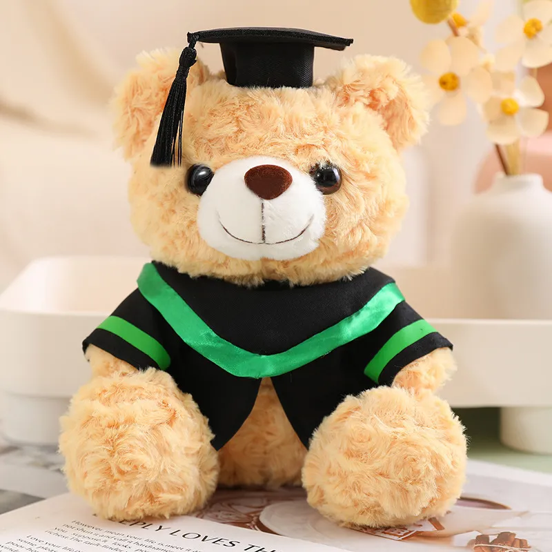 En gros des vêtements de baccalauréat à ours doctorants mignons, des poupées d'ours en peluche, des cadeaux de remise des diplômes, des partenaires de jeu pour enfants, des décorations de maison