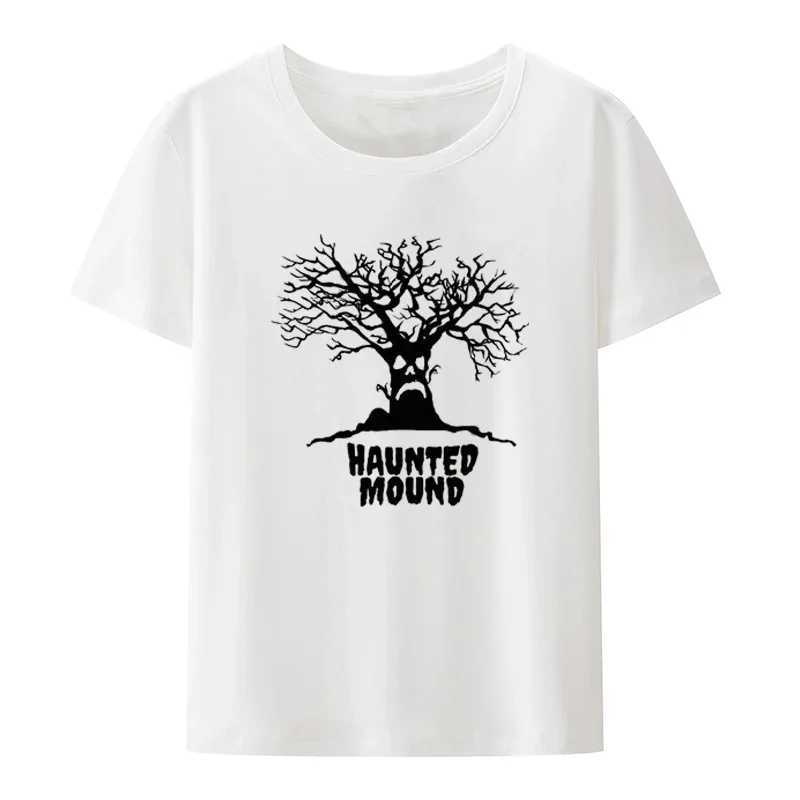 Men's T-Shirts Sematary I Love Haunted Mound Popular Trend Heart Shape T Shirt Men Women Short Sleeve Graphic Tees T240425