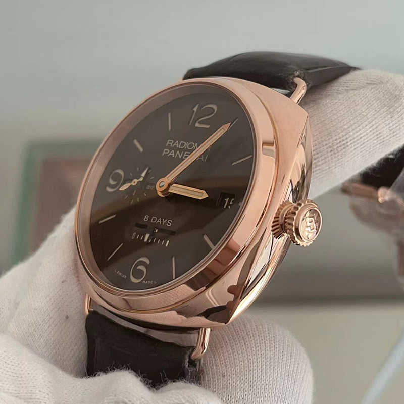 Moda luksus Penarrei Watch Designer Edition Series Seria 8-dniowa dynamiczna magazyn uniwersalny kalendarz czasowy