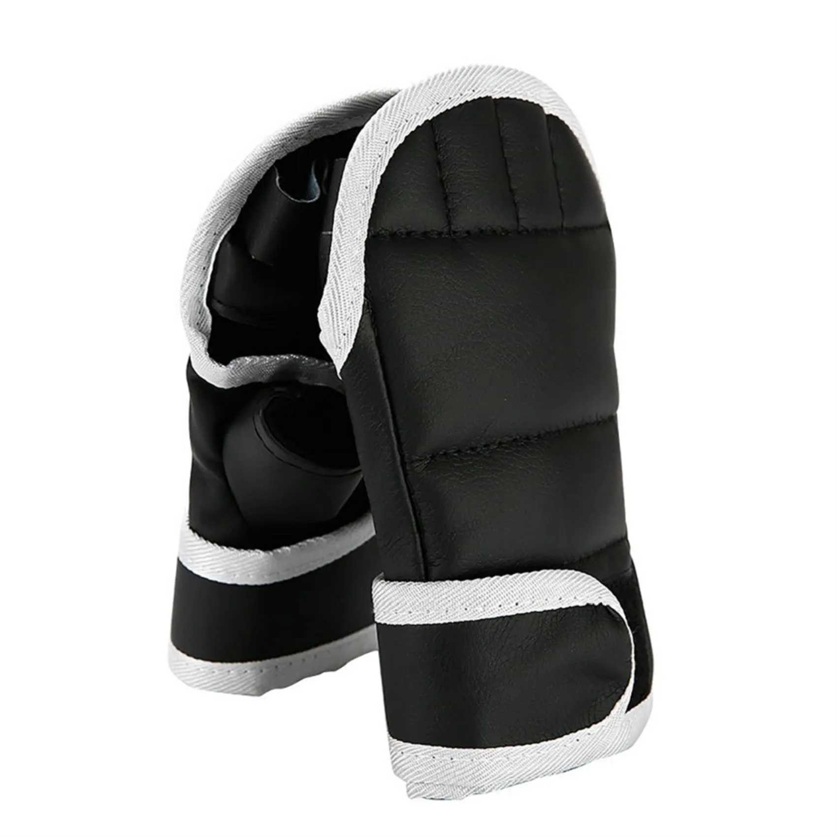 Équipement de protection e de gants de boxe demi-doigt PU Cuir Combat Taekwondo Karate Muay Thai Traine et Gants d'exercice 240424