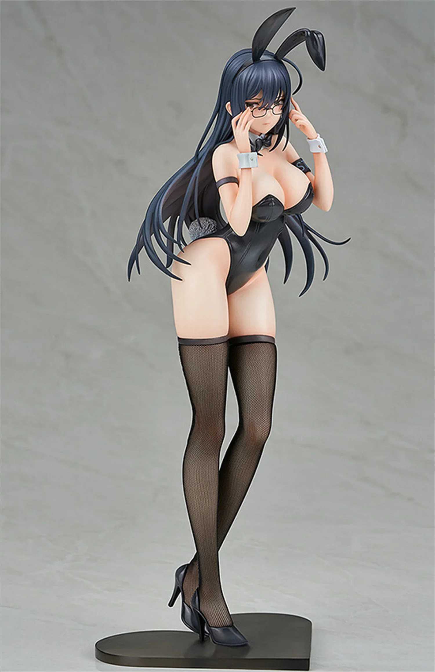 Action Toy Figures 30cm nsfw Black Bunny Aoi Sexy Nude Girl Modèle PVC ANIME Figure d'action Modèle de collection adulte Toys Hentai Doll Friend Gift Y240425ang2