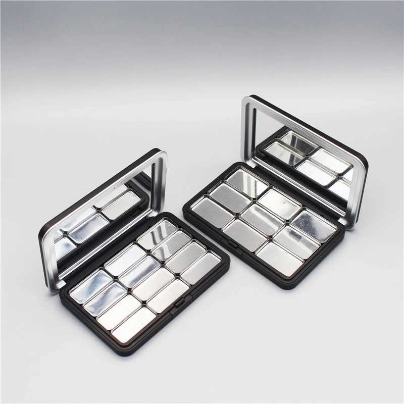 Mirrors 3/6/9/12/18 Empty Eyeshadow Palette Eye Makeup Storage Dish With Mirror For Women Girls DIY Eye Shadow Storage Box Tools