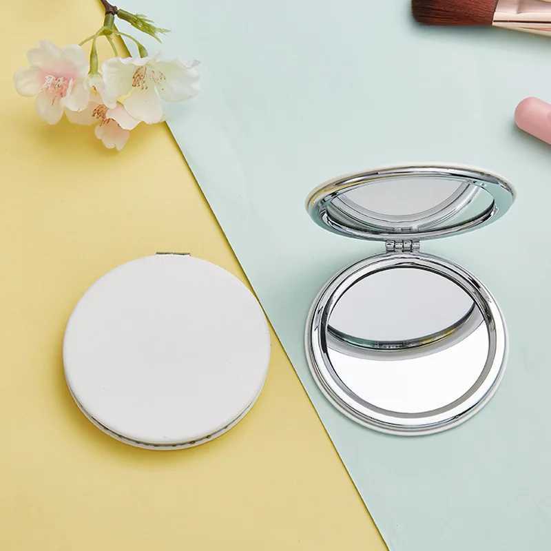 Mirrors Portable Makeup Mirror Magnify Foldable Double Pocket Small Makeup Mirror Handheld Beauty Mirrors Travel Beauty Cosmetic Tool