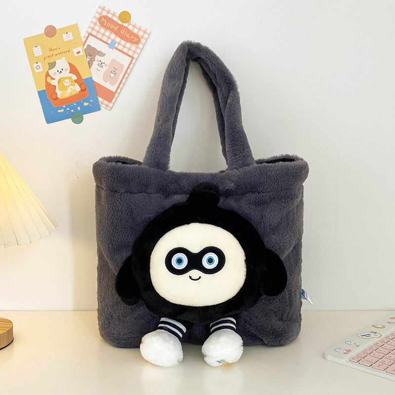 New Cartoon Plush Toy Bag, Cute Girl Shoulder Bag, Children's Popular Backpack, Girl's Fashionable Birthday Gift