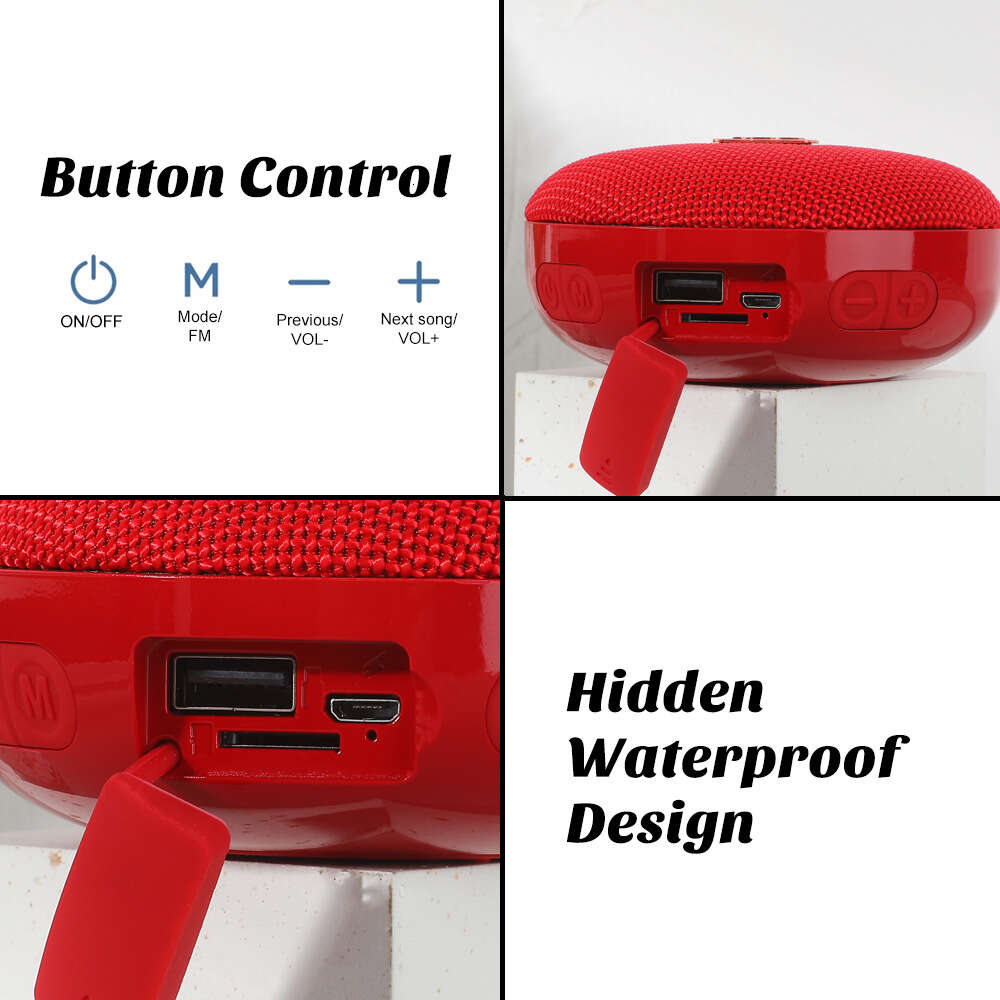 TG352 Taşınabilir Bluetooth Hoparlörler Açık Binicilik Tırmanış Mini Müzik Kutusu Oynatıcı Ses Subwoofer Destek USB/TF Kartını