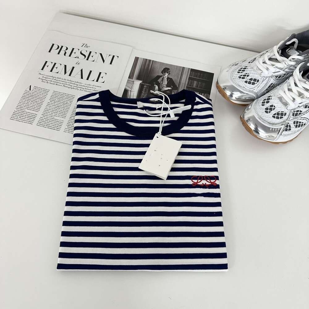 American Navy Stripe Loe Trendy Brand High Version High