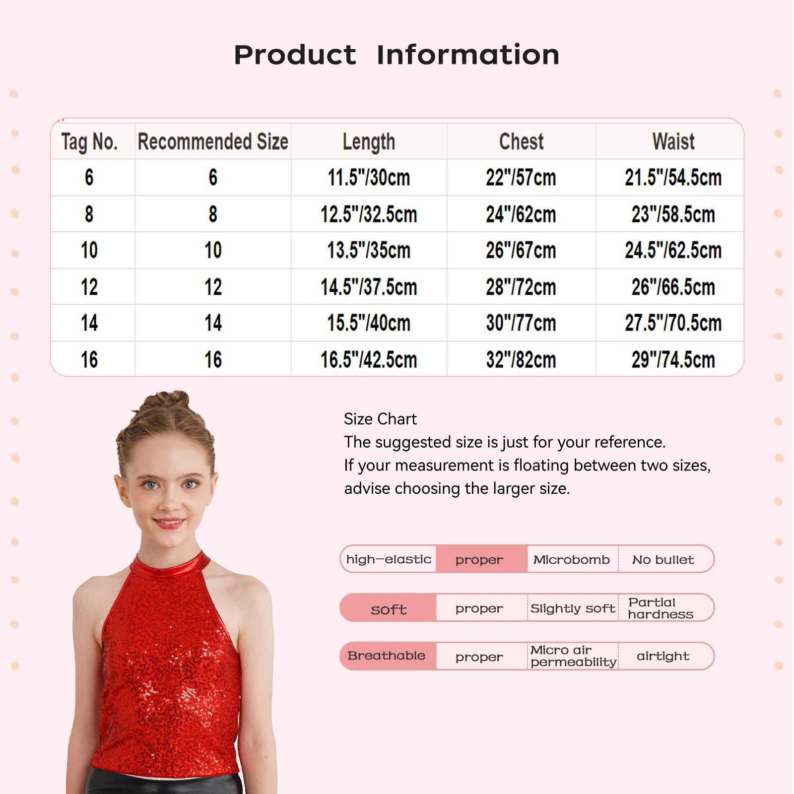 Stage Wear Kids Girls Sparkle Sequin Jazz Dance Kostuum Halter Crop Top Mouwloze Backless Top Cheerleading Gymnastics Stage Performance D240425