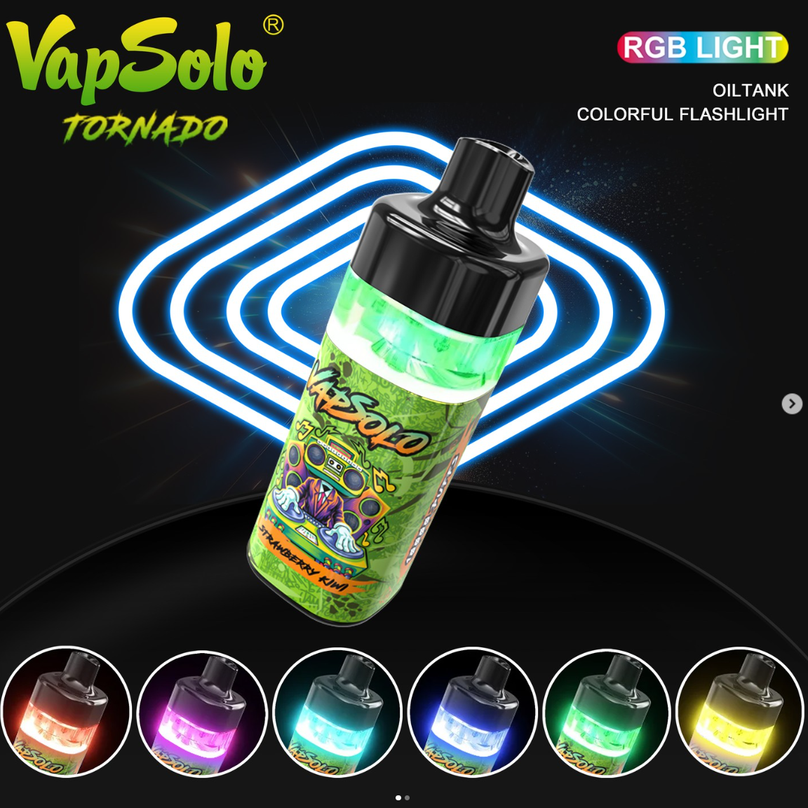 新しいベイパーデセチャブルvapsolo Tornado 10000パフe Vapes Randm Tornado 10k 2％5％Nictine Salt 20ml E液体卸売電子eタバコ12k 15kパフ