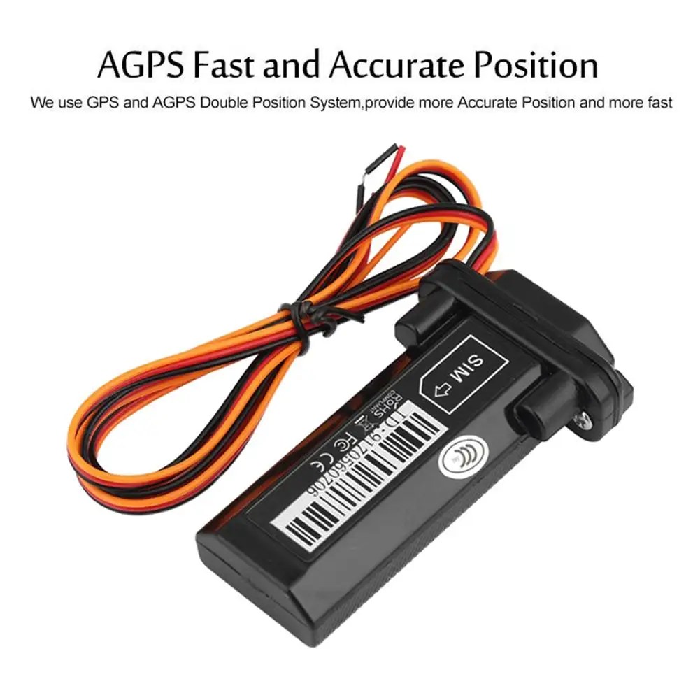 Tillbehör Mini Global GPS Tracker Waterproof Real Time AGPS Locator 3G WCDMA -enhet med online -spårning för bilmotorcykelfordon