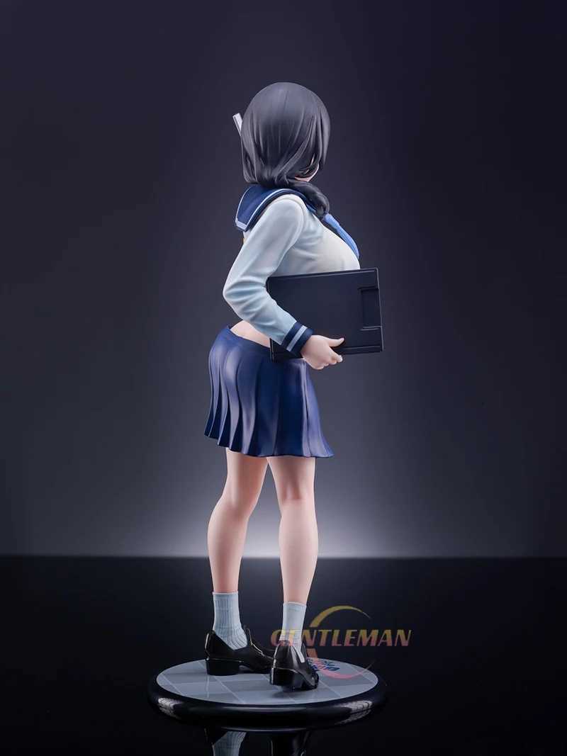 Figuras de juguete de acción daiki anime japonés majimeka sexy chica fuuki lin-san jk juicio del uniforme ver.1/6 Figura PVC Modelo de recolección de adultos Toyos de muñecas Y240425D7TM