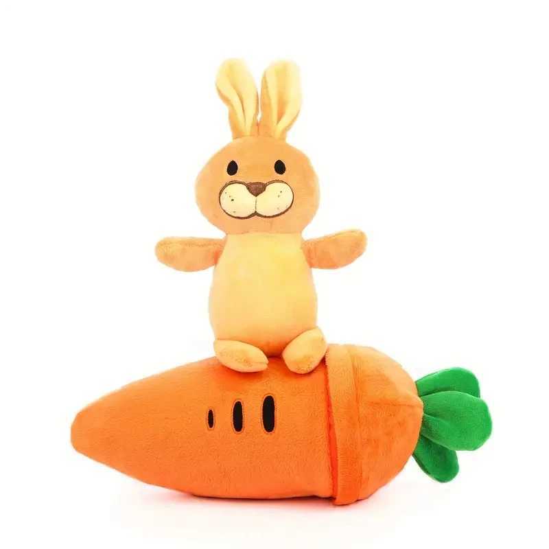 Animali di peluche di peluche Creative Rabbit Carrot Animali di peluche Reversibili Carrot Bushdoll Bushdoll con cerniera Cutesoft Rabbit Perfect Easterbrithday Gift