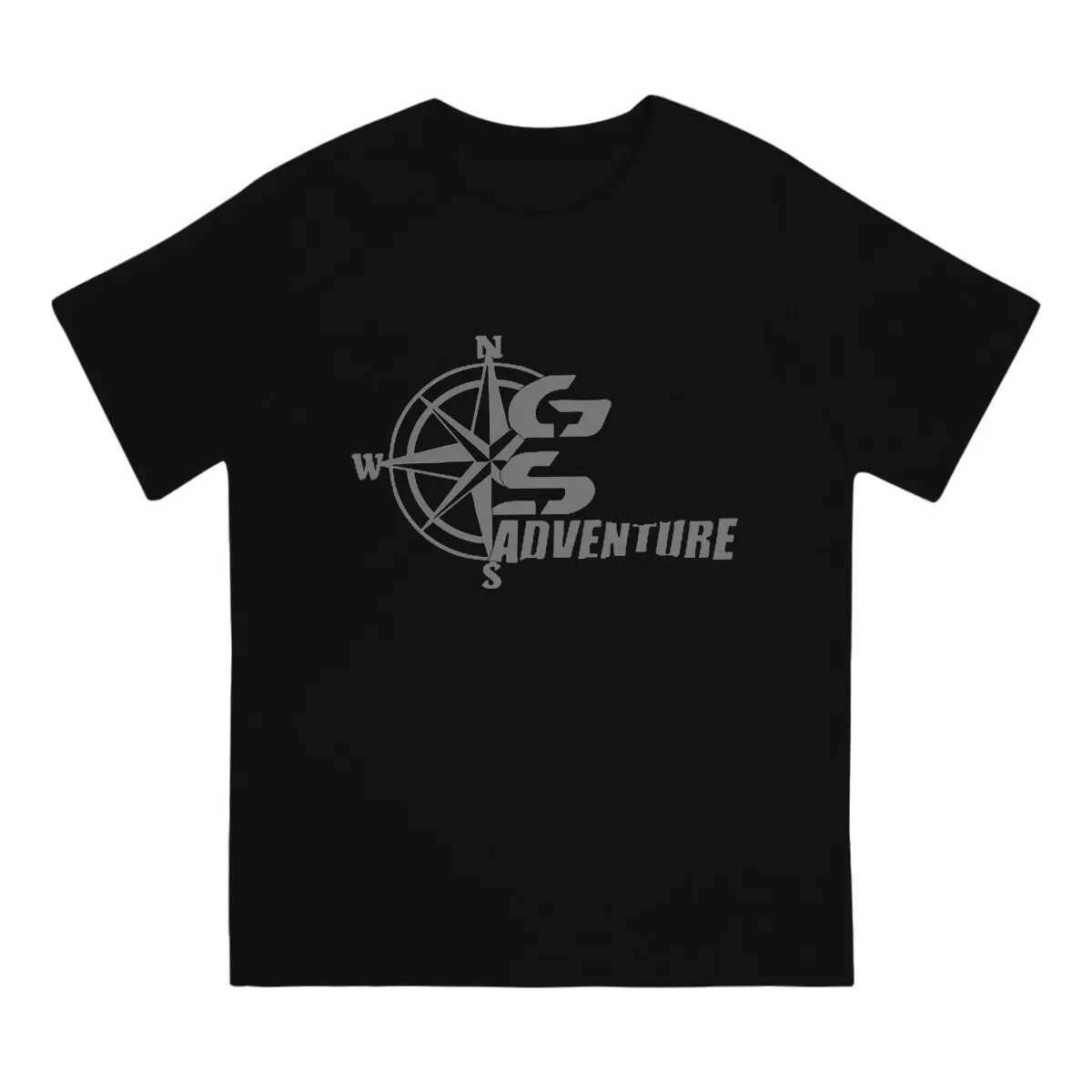 Herren T-Shirts GS Motorrad Abenteuer T-Shirt Grafik Crewneck T-Shirt Polyester Streetwear T240425