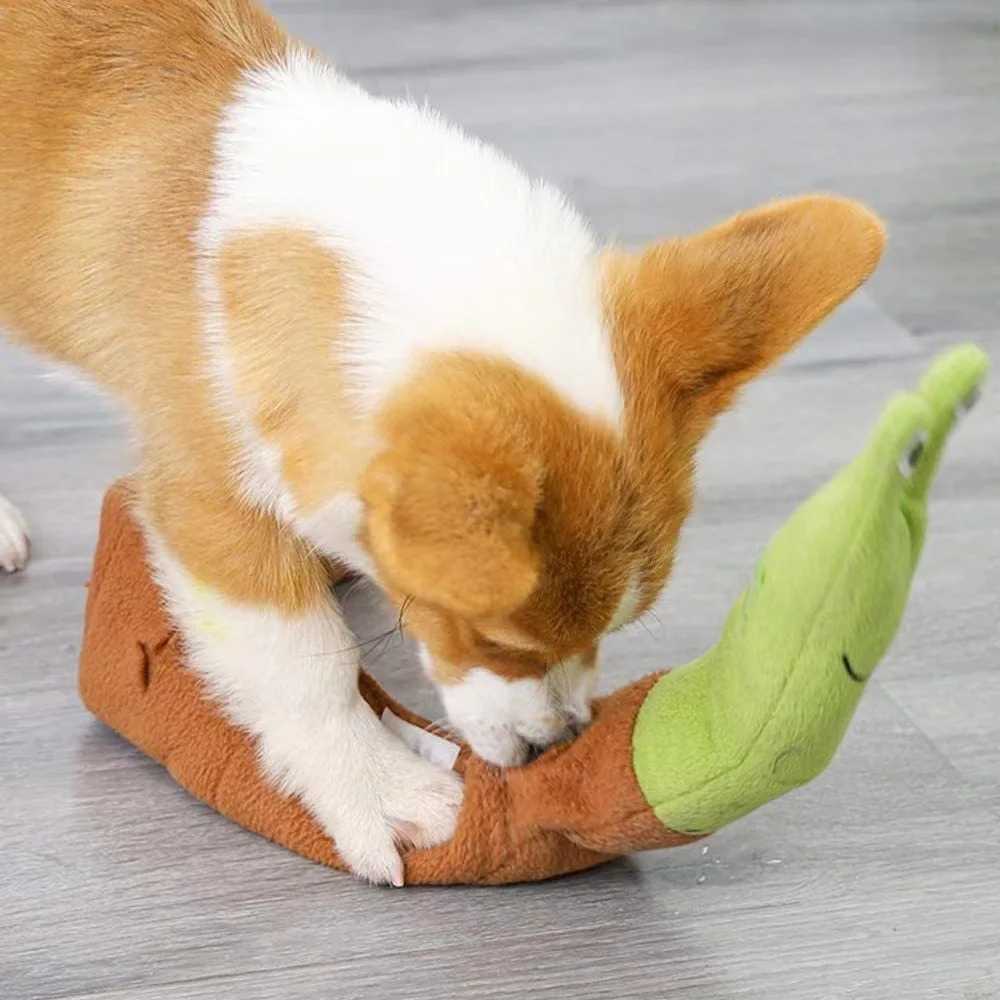 Stuffed Plush Animals 60cm Pet Dog Toy Cartoon snail Plush Toys for dog toys Supplies Hide food for Pet Toy Funny Durable Chew Molar Toy PetsSupplies